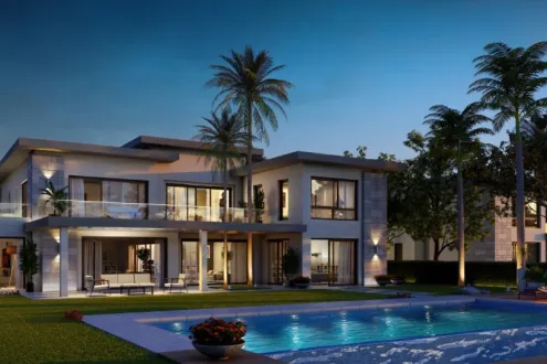 اقل اسعار فيلات سوان ليك ريزيدنس القاهرة الجديدة 5% مقدم  و تقسيط على 10 سنوات