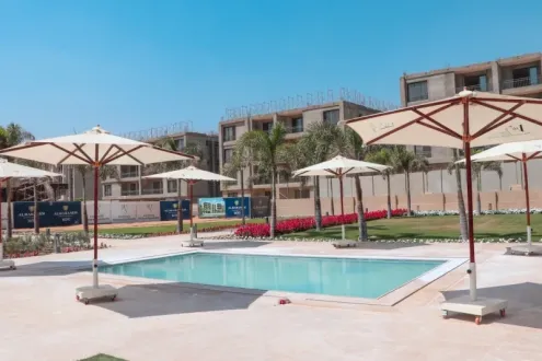 شقة للبيع في كمبوند فيفث سكوير المراسم second new cairo