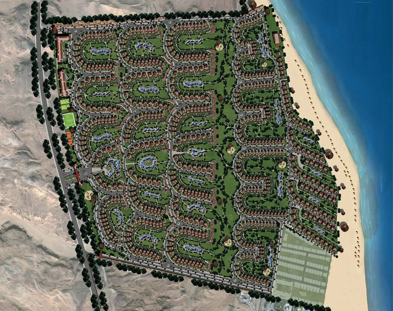 Details About La Vista Gardens Ain Sokhna 700m Villas