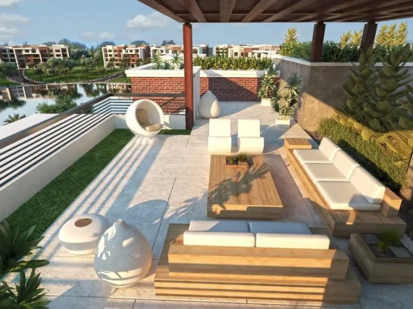 اميز تاون هاوس للبيع بكمبوند نيو جيزة 6 أكتوبر بمساحة 386 متر