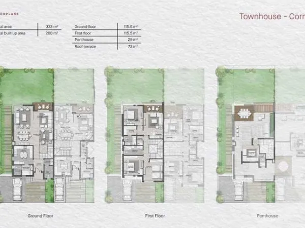 اقل سعر تاةن هاوس في كمبوند تاوني هايد بارك 10% مقدم والتقسيط على 10 سنوات