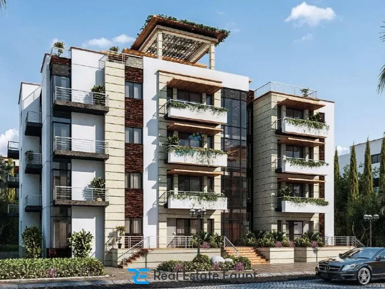 For sale in installments an apartment of 125 square meters in La Fontaine Compound