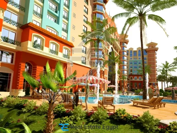 Book apartments for sale in Porto New Cairo in semi-annual installments
