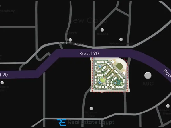 Get a unit in 90 Avenue Compound with an area of ​​185 square meters