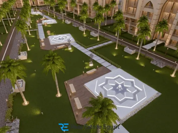 Special offer for the finished apartment in Azadir Compound in the most prestigious location