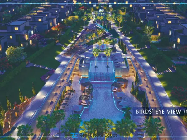 Own a twinhouse with a 5% down payment in Azzar Fifth Settlement Take the opportunity now