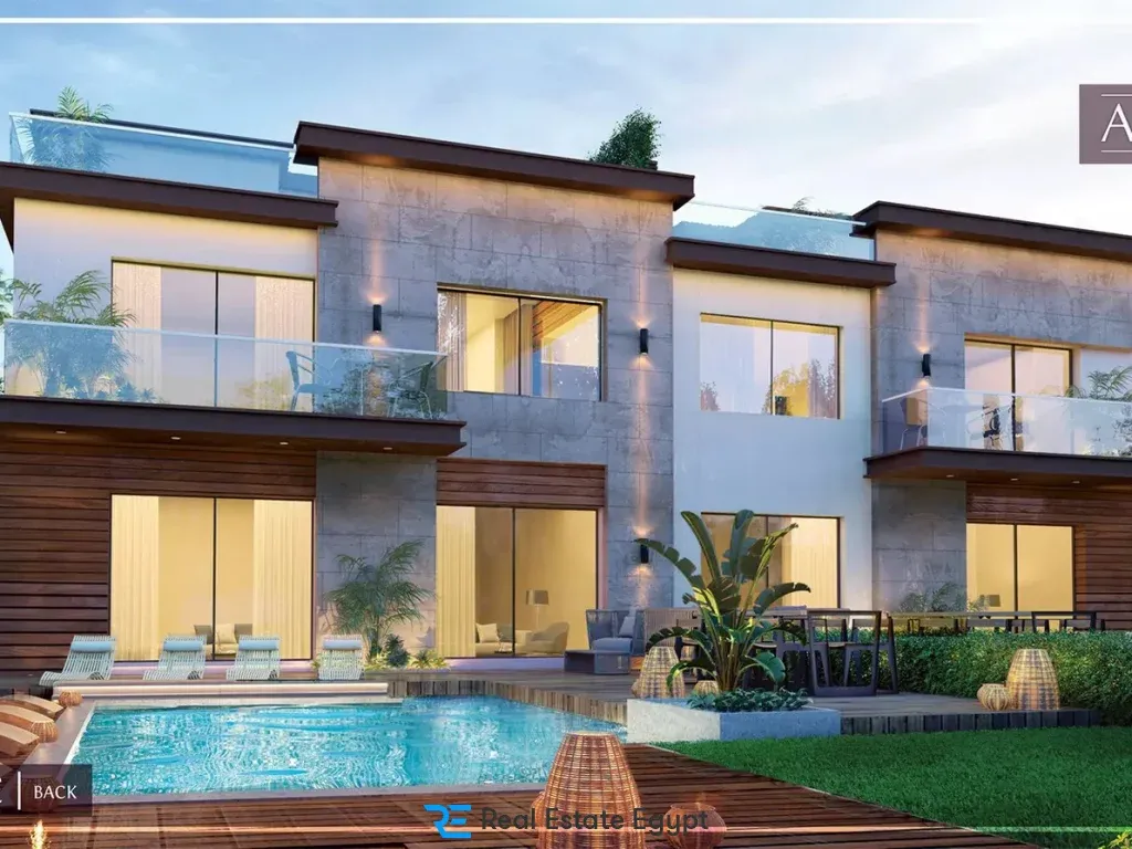 A more than wonderful view villa in Azzar 1 Compound