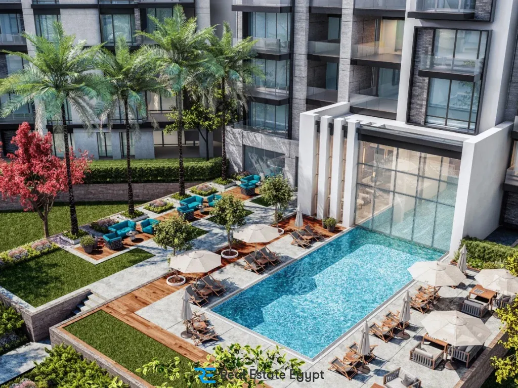 Town house with a wonderful view and an area starting from 282 meters in Swan Lake Compound