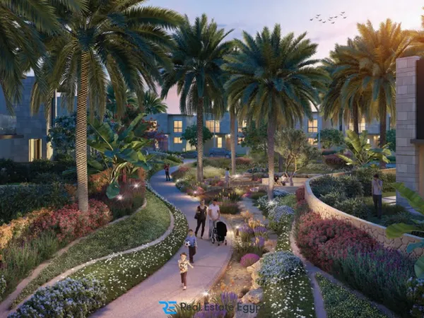 Villa for sale in Swan Lake New Cairo with various areas and a wonderful view