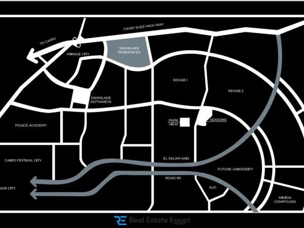 Reserve the Swan Lake Residence project Fifth Settlement units starting from 266 meters