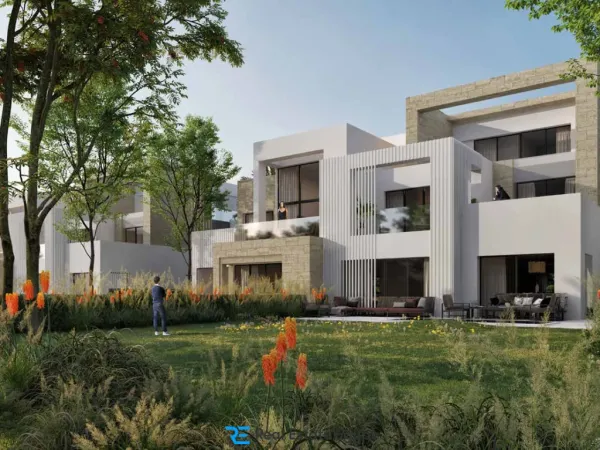 Villas for sale in Zed East Fifth Settlement with a more than wonderful view