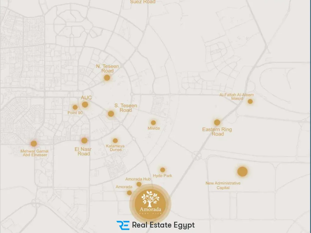 اغتنم فرصة السكن الراقي واحجز وحدتك في كومباوند امورادا بتسهيلات على 3 سنين