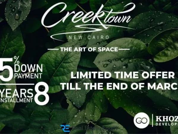 Seize the opportunity and get a town house with an area of ​​200 meters in Creek Town