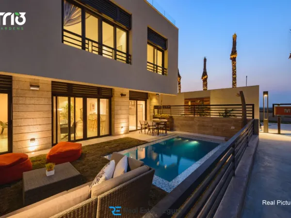 Special offer on the finished villa in Trio Villa New Cairo Hurry up and book now