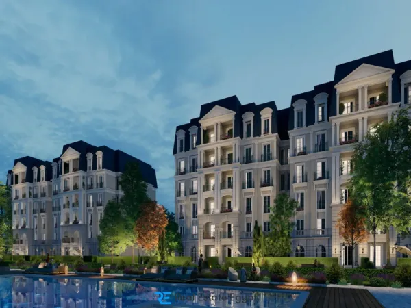 A special offer for a 250 meter villa for sale in Nile Boulevard Compound New Cairo in a great location