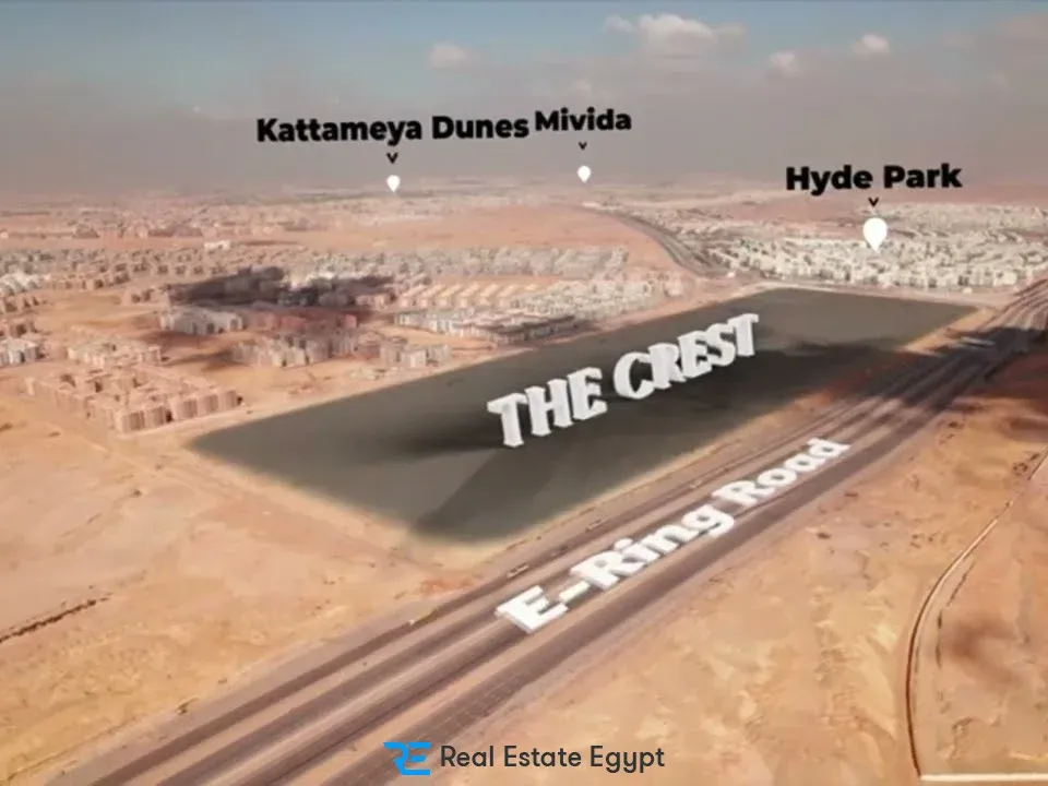 Seize the opportunity and own your unique unit in The Crest New Cairo