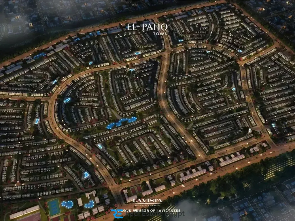 Book your unit in El Patio Town with an area of ​​274 square meters