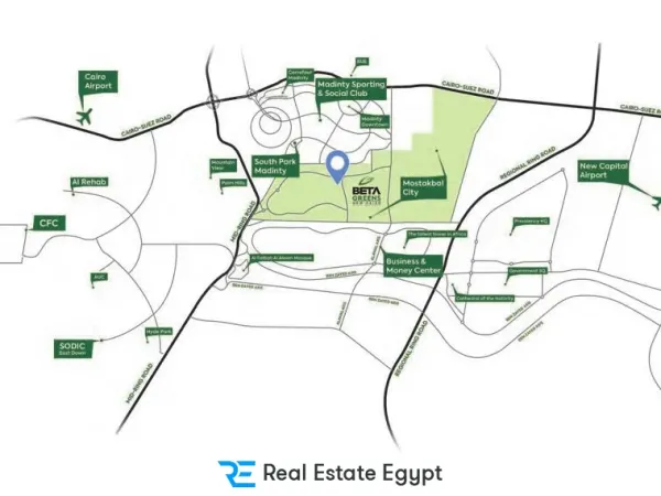 Find out the price per square meter in Beta Greens Mostakbal City and hurry up to buy your unit