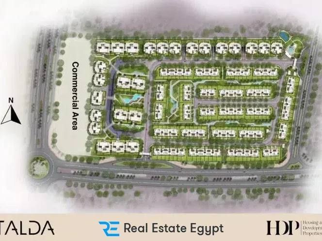 Own your unit now in Talda Compound with special prices and areas starting from 121 meters