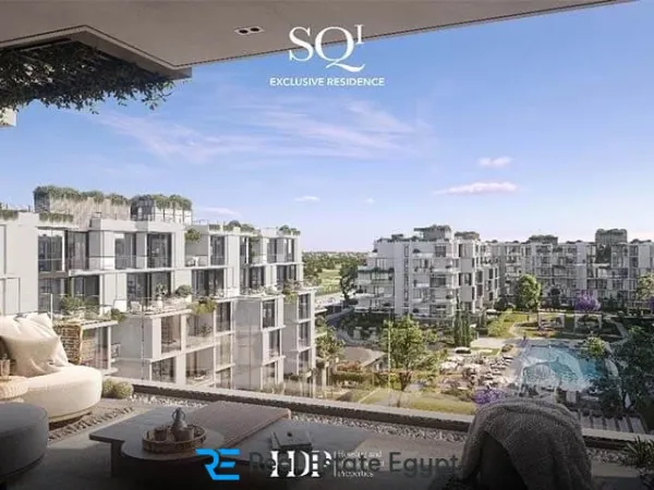 Own your unit in the most distinguished location in Sq1 Compound with facilities over 7 years