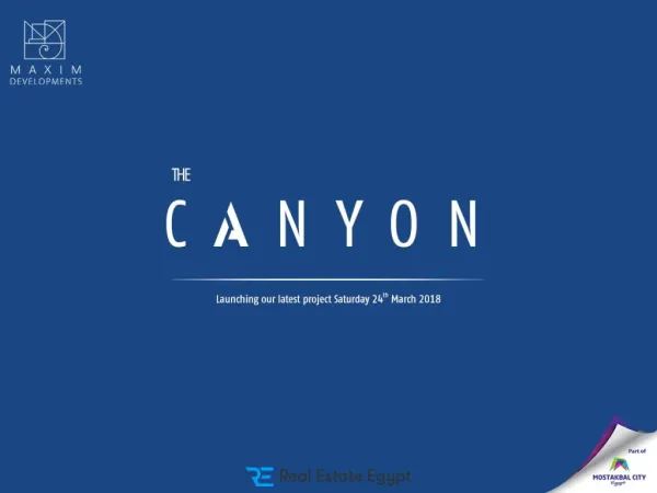 Hurry to buy a studio in The Canyon project New Cairo with an area starting from 45 square meters