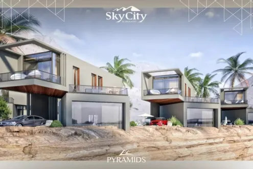 شقة للبيع في سكاي سيتي 120 متراً