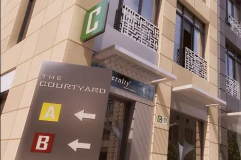 Hurry Up To Buy Your Store in The Court Yard New Zayed With 118m²