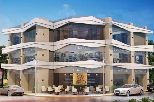 For Sale with Installment An Store 74m Ground Floor in Palm Hills