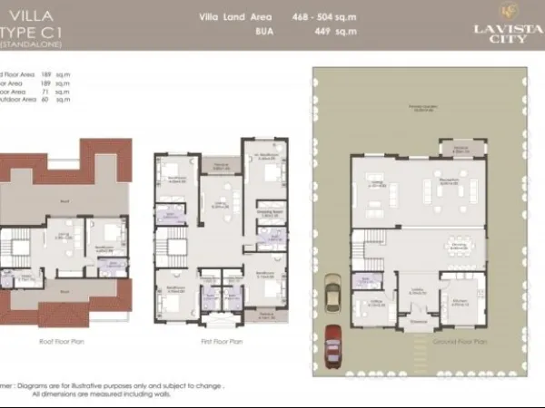 Twin House For Sale in La Vista City Compound by La Vista starting from 280 m²