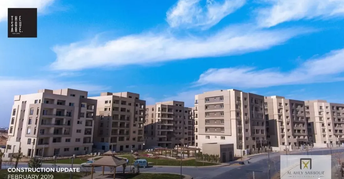 شقة للبيع في كمبوند ذا سكوير القاهرة الجديدة من الأهلي صبور