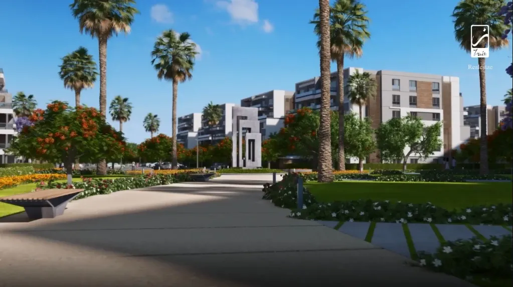 Apartment with garden in Capital Gardens with a space 207 m²