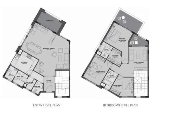 Duplex with roof with a space 414 m² in Uptown Cairo Mokattam