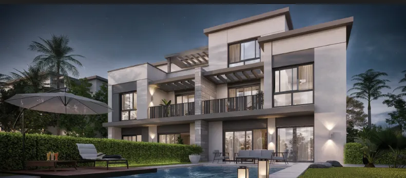 Villa with Garden for Sale in Swan Lake Residence by Hassan Allam