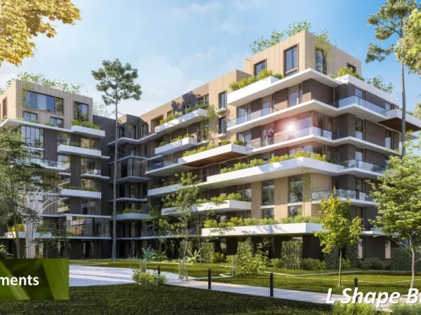 Apartments from 105 to 125 m² for sale in IL Bosco City Al Mostakbal city