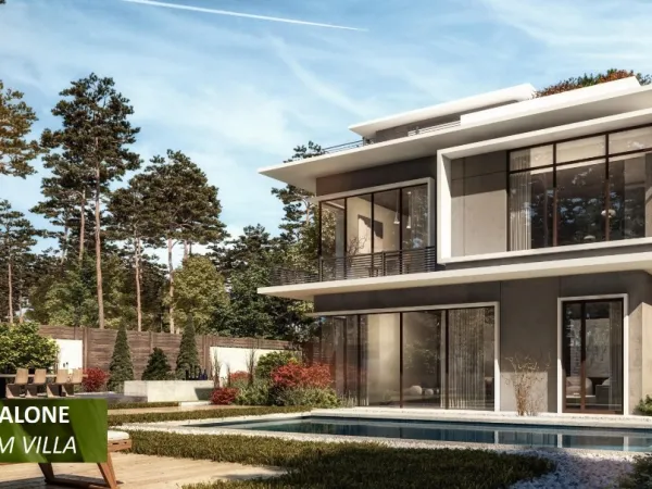 Separate villas for sale in IL Bosco City compound 398 m²