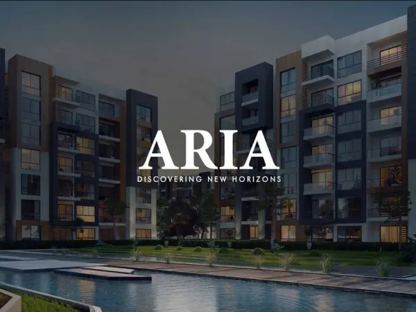 شقق للبيع بمساحة تبدأ من 205 متر 265 متر في أريا القاهرة الجديدة