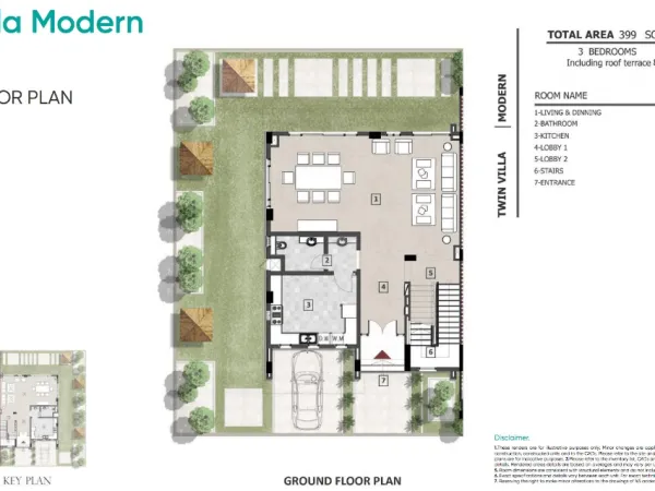 توين هاوس للبيع في زاهية من سيتي إيدج بمساحة تبدأ من 399 متر