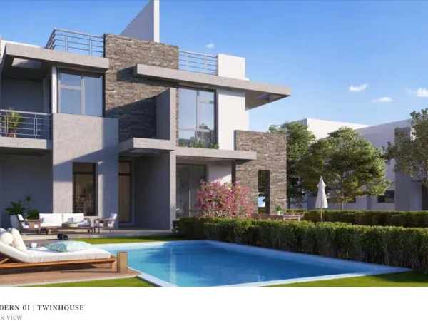 Twin House for sale in Al Maqsad New Capital starting from 481 m²