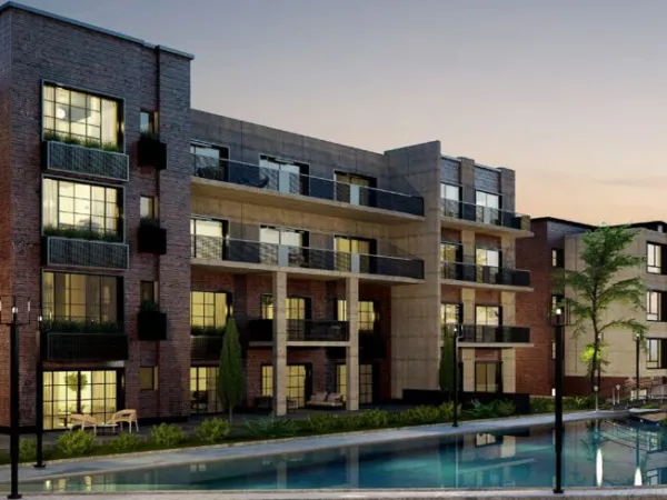 شقه بحديقة للبيع في بريكس بمدينة 6 أكتوبر بمساحة 211 م²