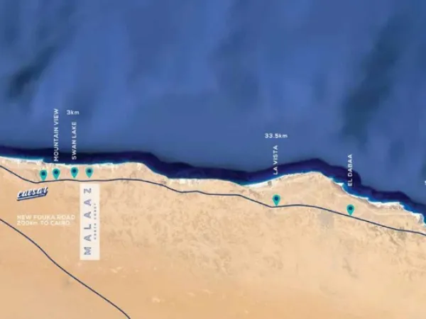 توين هاوس مميز للبيع بقرية ملاذ بمساحة 198 م² بالساحل الشمالي