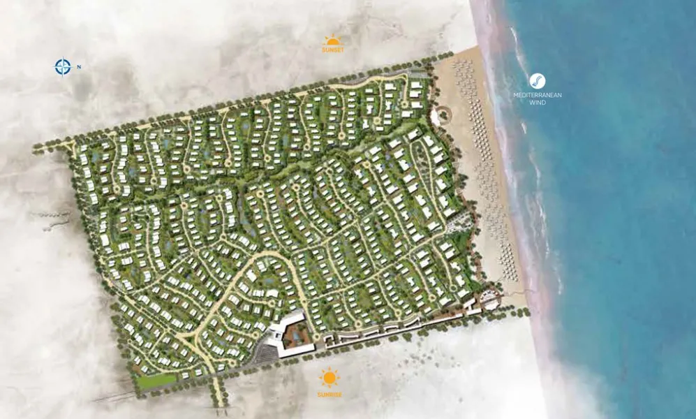 Distinctive Twin House for sale in Malaaz North Coast with space of 198 m²