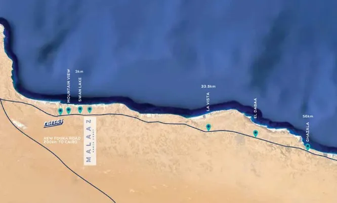 Villas for sale in Malaaz North Coast with spaces start from 359 to 387 m²