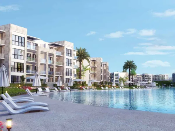 شقه للبيع بقرية كوست 82 الساحل الشمالي بمساحة 107 م²