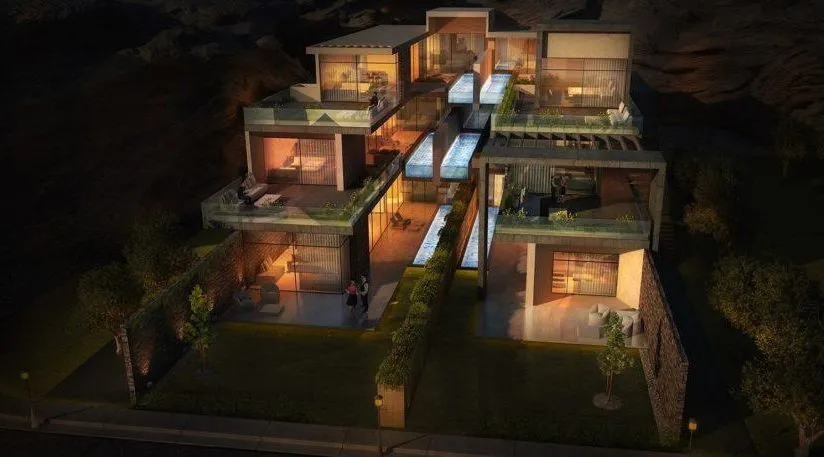 Twin House for sale in Ein Hills Ain Sokhna with space of ​​270 m²