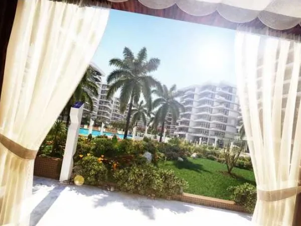 شقة بحديقة للبيع في كمبوند سيرانو بمساحة تبدأ من 130 متراً