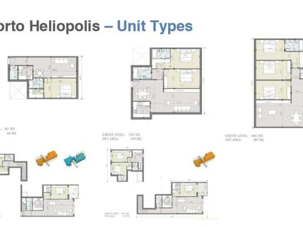 Apartments For Sale in Porto Heliopolis With Areas Starting From 126 m²