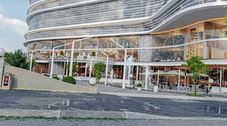 مكتب نصف تشطيب في مول زاها بارك العاصمة الادارية بمساحة 37 متر مربع