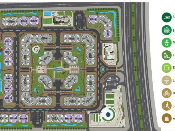 For Sale With installments Apartment 235 meters in New Administrative Capital at Golden Yard Compound