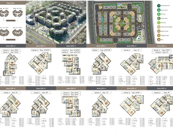 Apartments For Sale in New Administrative Capital Starting From 240 m² at Golden Yard Compound