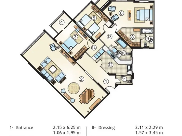 With An Area Of 185 m² Live in Golden Yard Compound New Capital